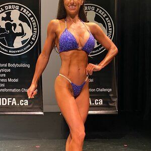 Purple Competition Bikini *moderate/brazilian coverage